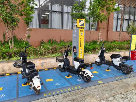 1766546560664277.jpeg 电动自行车无线充电桩,电动摩托车无线充电站,电动两轮车智能无线充电,共享电单车智能无线充电桩