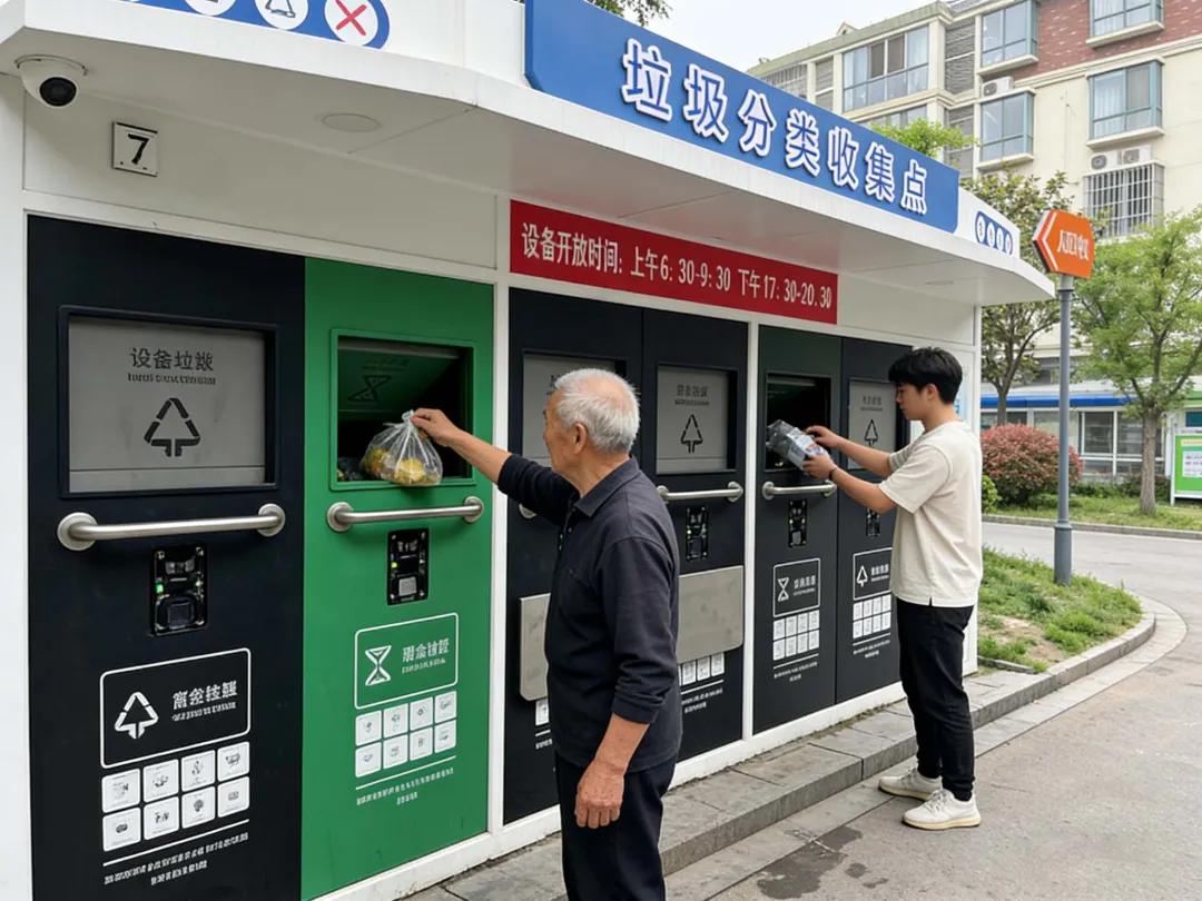 智能垃圾房,垃圾收集清洁屋,小区垃圾分类站生产厂家